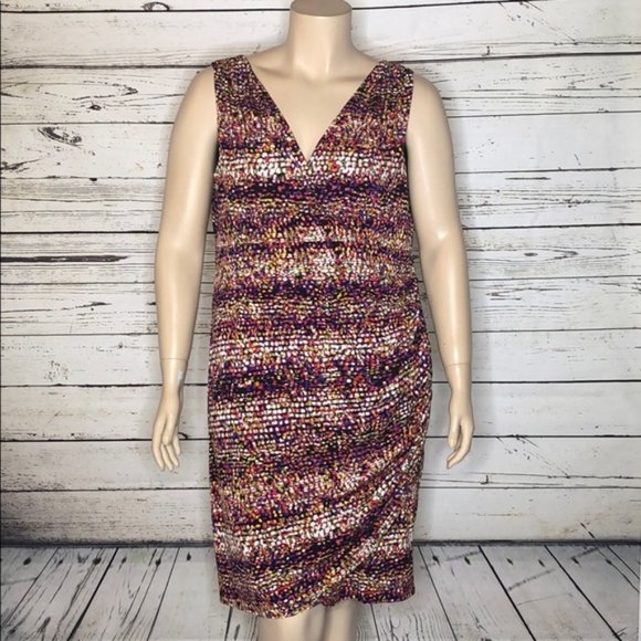 ALFANI Multi Colored Sleeveless Dress - Picture 7 of 11